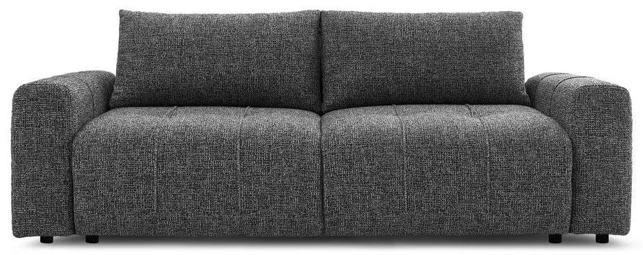 Ciemnoszara rozkładana/ze schowkiem sofa 248 cm Arsene – Bobochic Paris