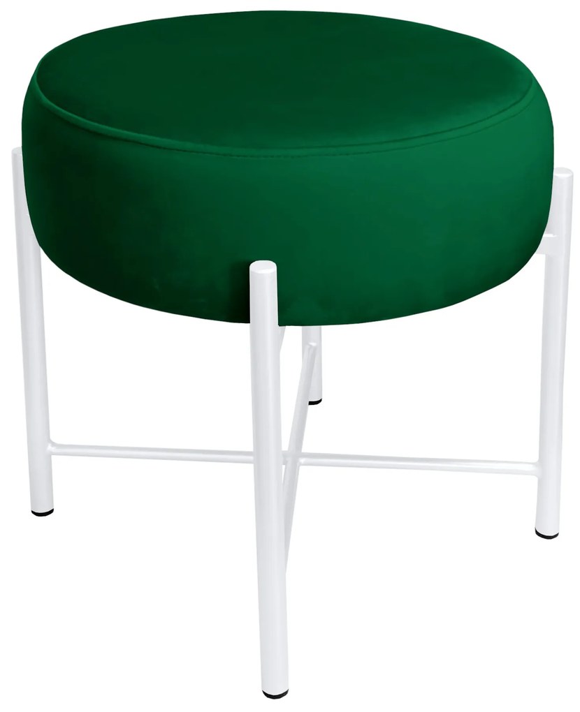 Taboret Pola noga metalowa biała MG25