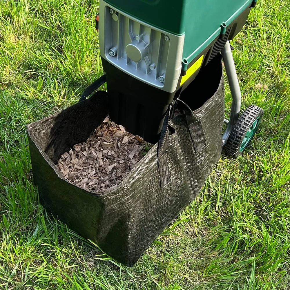 Rozdrabniacz do gałęzi DIOX+2x worek 60l, 3100W czarny/zielony Gardebruk