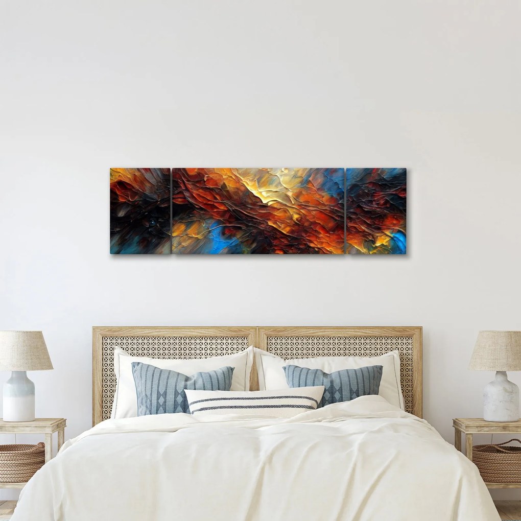 Obraz - Tekstura koloru (170x50 cm)