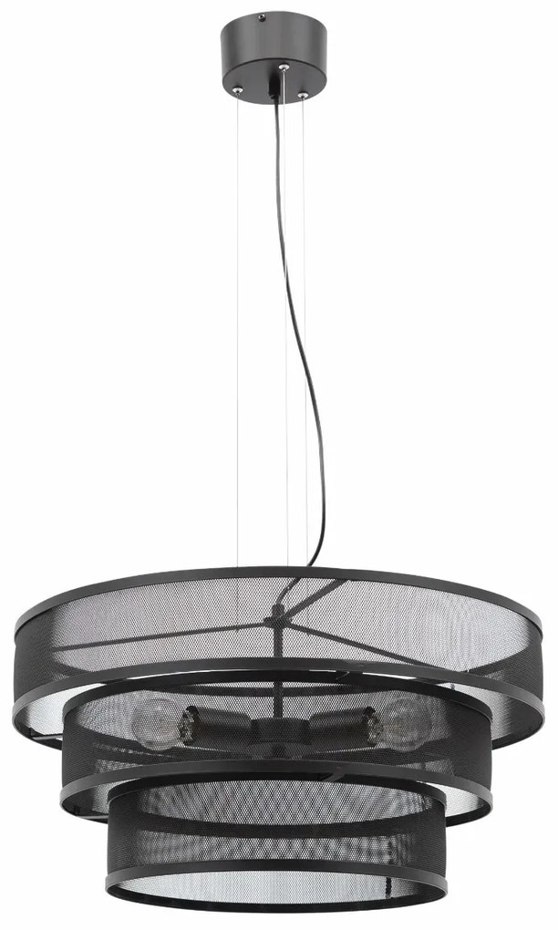 Lampa wisząca ORABELA II czarna ELTAP