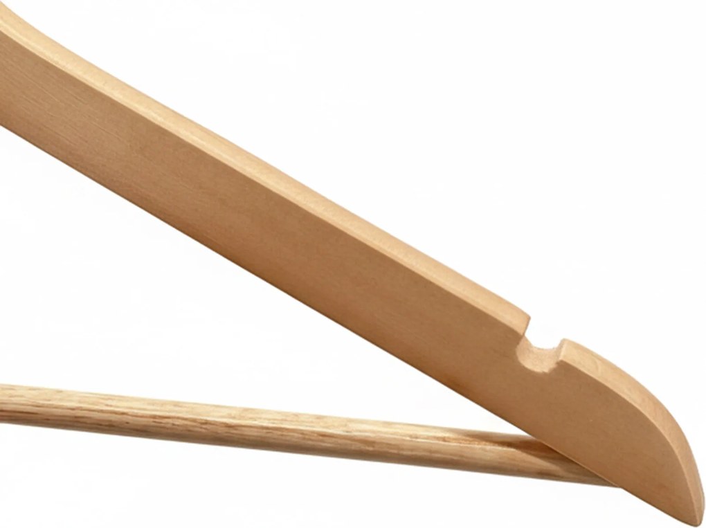 Wieszaki drewniane na ubrania do szafy 10 szt