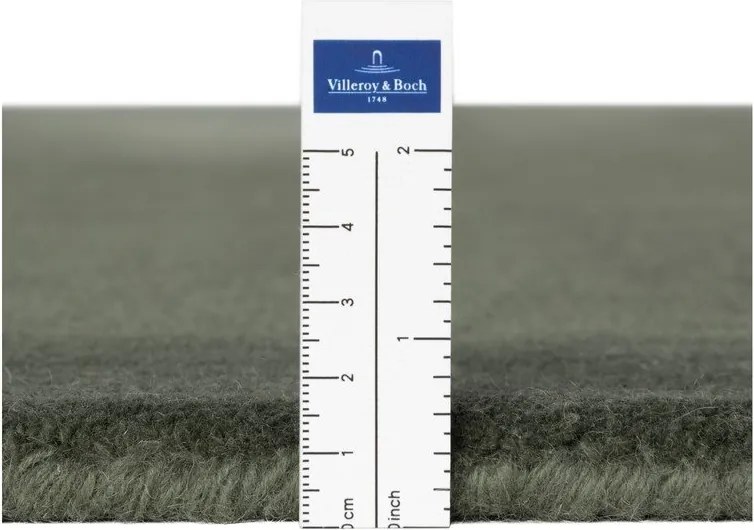 Ciemnozielony dywan z mieszanki wełny tkany ręcznie 125x200 cm Kari Organic – Villeroy&amp;Boch