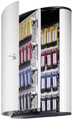 Aluminiowa skrzynka na klucze KEY BOX, 72 kluczy