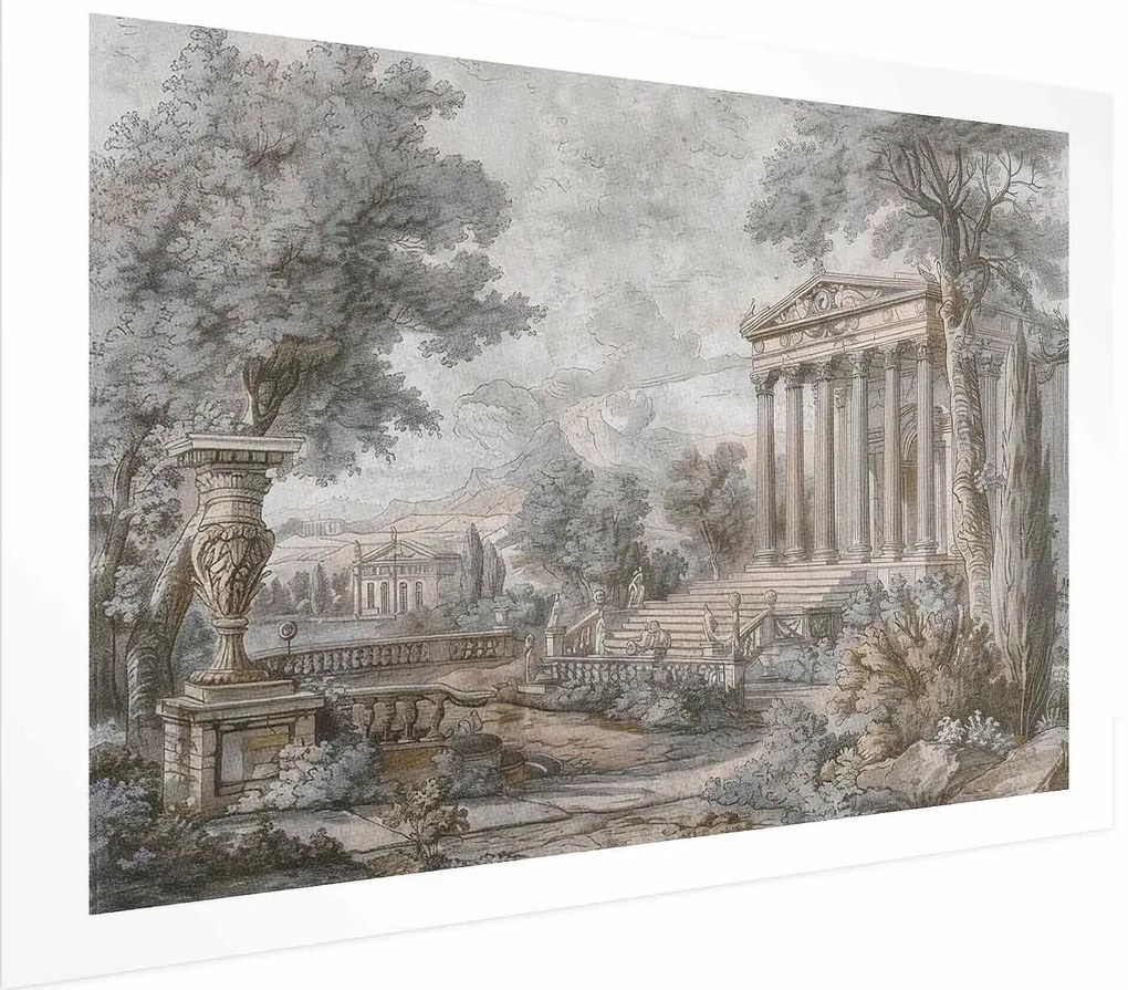 Plakat Świątynia na wzgórzu 30x21 cm bez ramy z marginesem ARTGEIST B