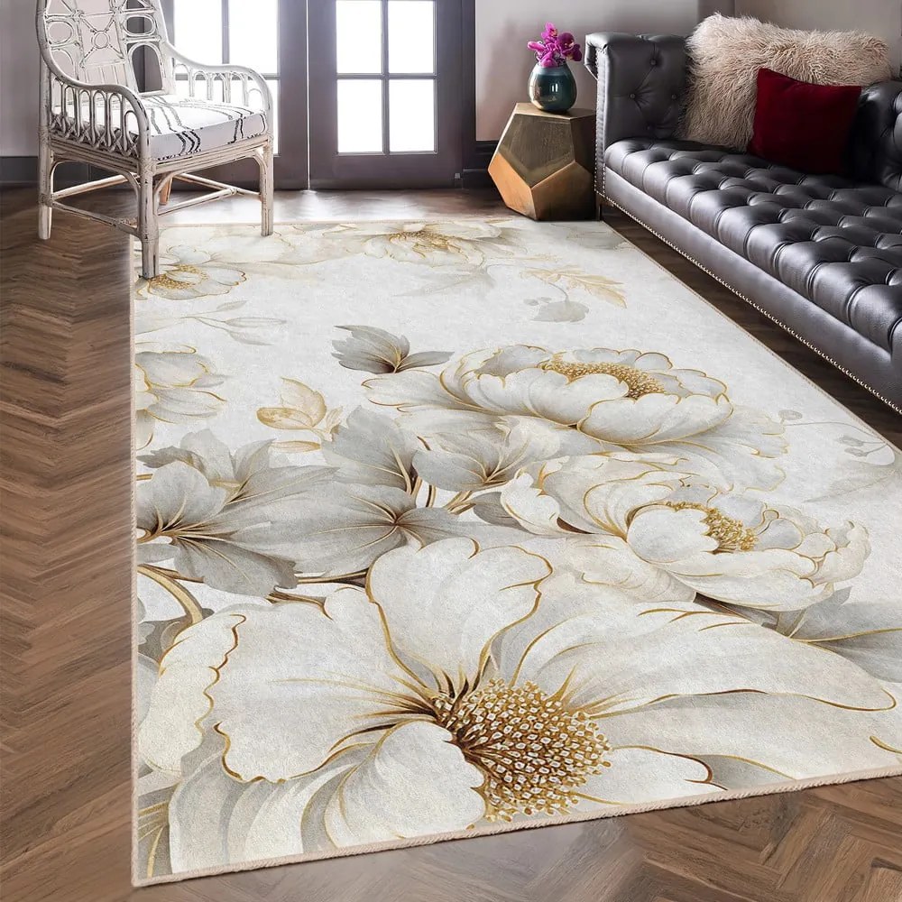 Kremowy chodnik odpowiedni do prania 80x200 cm Soft and Gentle – Mila Home