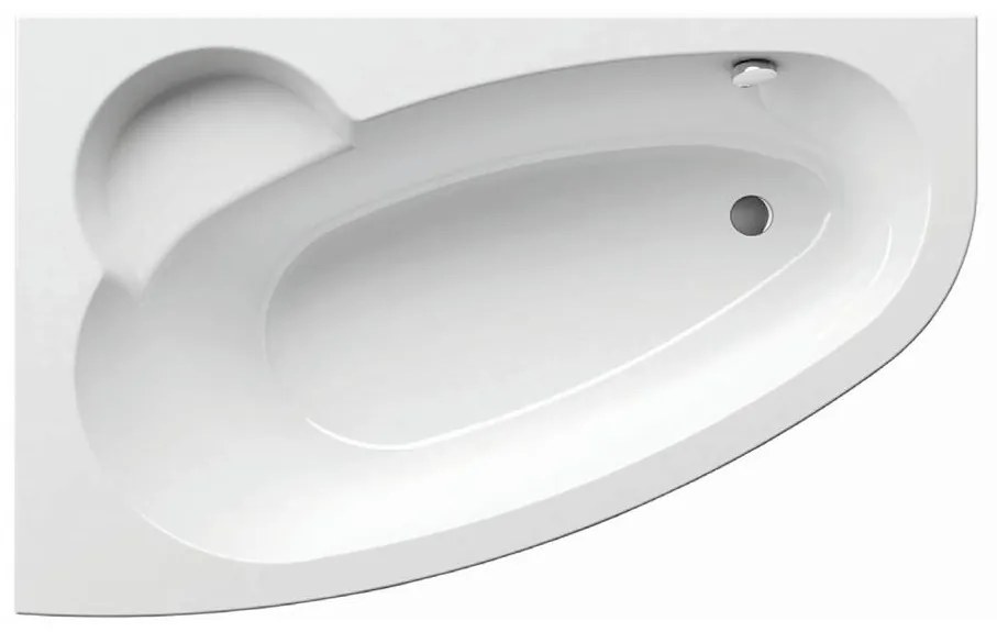 Ravak C461000000 - Wanna narożna ASYMMETRIC 160x105 cm, akryl, biała