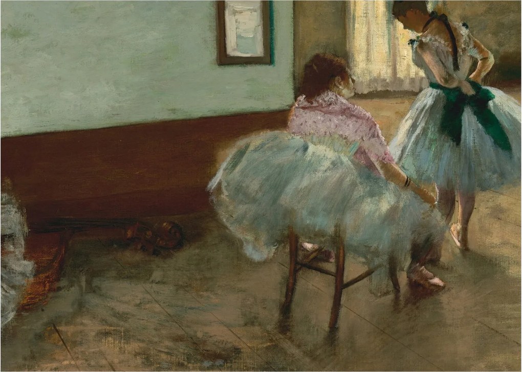 Obraz - Edgar Degas, The Dance Lesson, reprodukcje (70x50 cm)