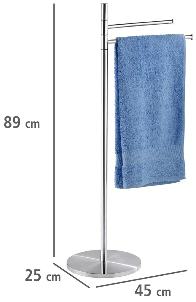 Łazienkowy stojak na ręczniki PIENO, 2-ramienny, WENKO