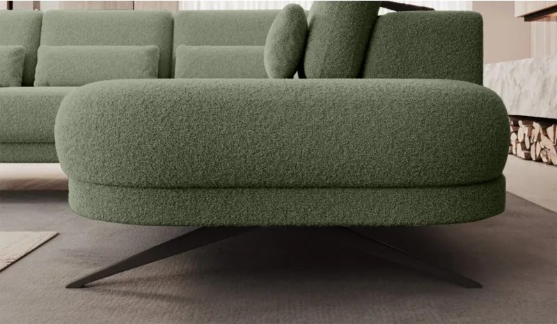 Narożnik ILUSIO L z elektryczną regulacją w tkaninie Now Or Never 37 WERSAL