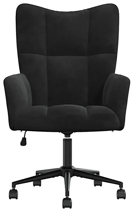 Fotel do biurka glamour czarny C7-A25