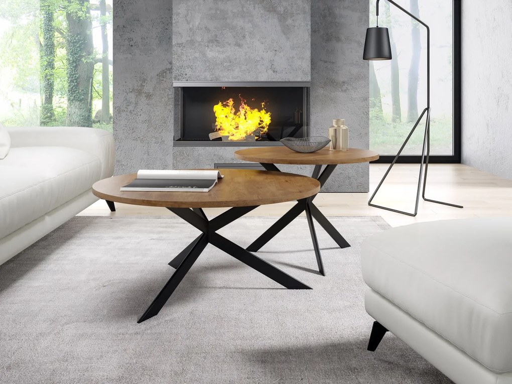 Zestaw designerskich ław do salonu Libre