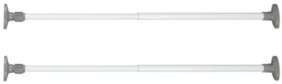 Zestaw dwóch drążków teleskopowych HERKULES, 47 - 80 cm, WENKO