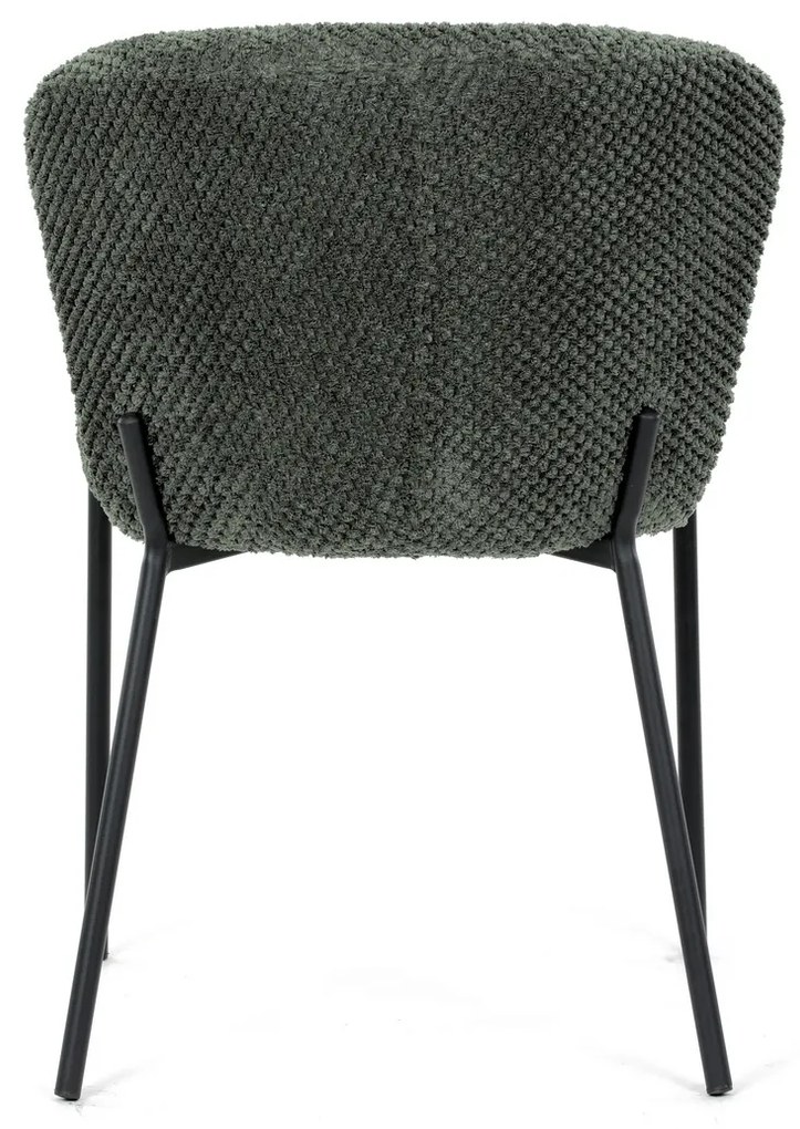 Zestaw krzeseł do jadalni Bouclé CT-W1077 GRN2, 4szt.