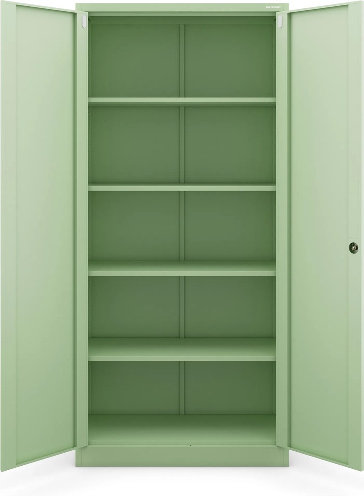Szafa na dokumenty biurowa metalowa pastelowy zielony : Fresh Style JAN H 900 x 1950 x 400 mm