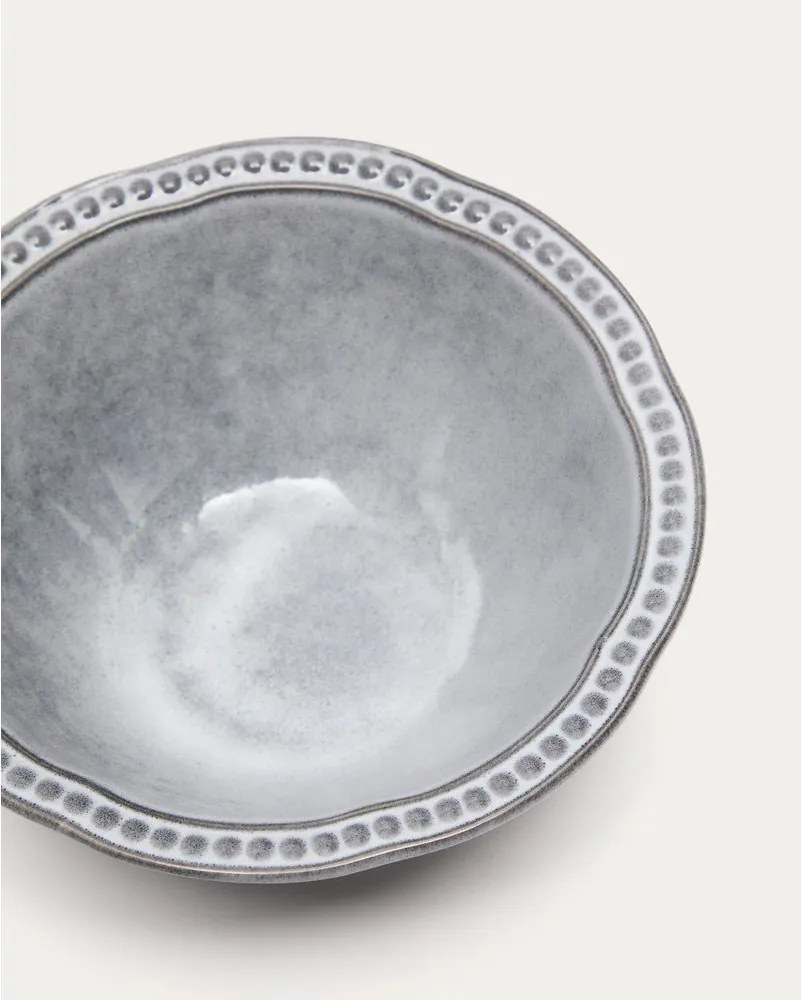 Niebieska ceramiczna miska na zupę Dovec – Kave Home