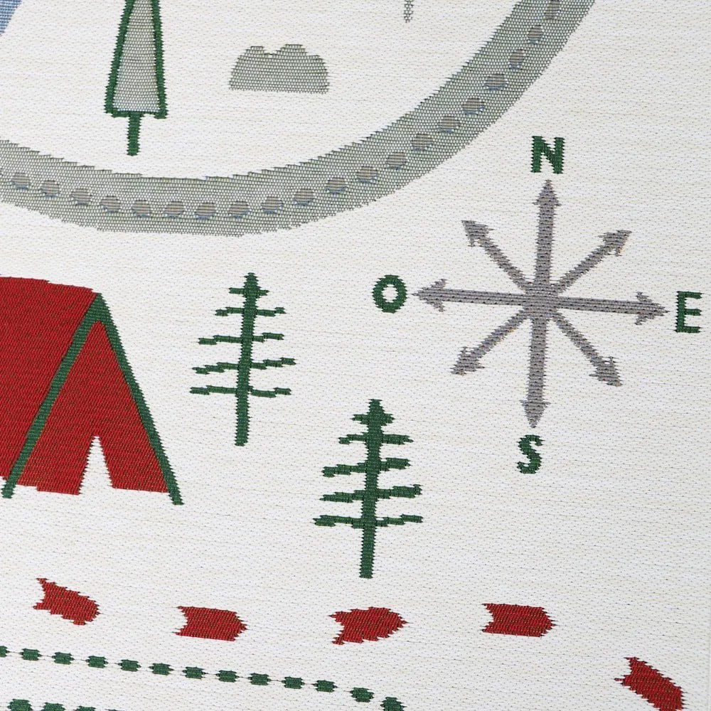 Dywan dziecięcy Nattiot Little Camper, 123x180 cm