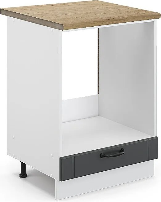 Szafka kuchenna antracytowy domek wiejski 60x60x82 fame-line