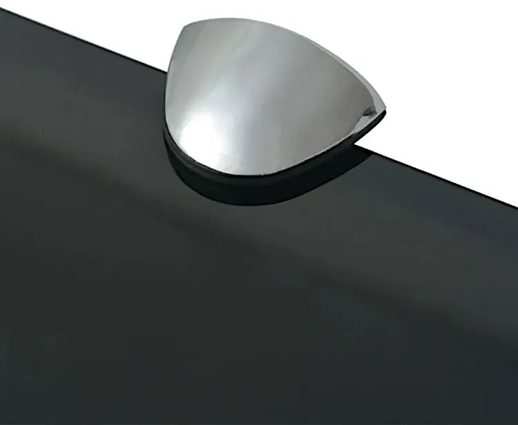 Czarna półka szklana 70x10 - Imker