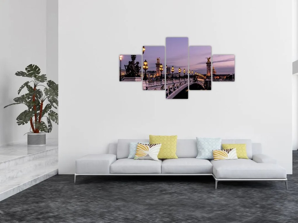Obraz - Most Aleksandra III. w Paryżu (125x70 cm)
