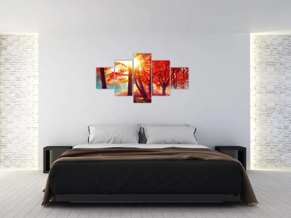 Obraz- Jesienny krajobraz (125x70 cm)