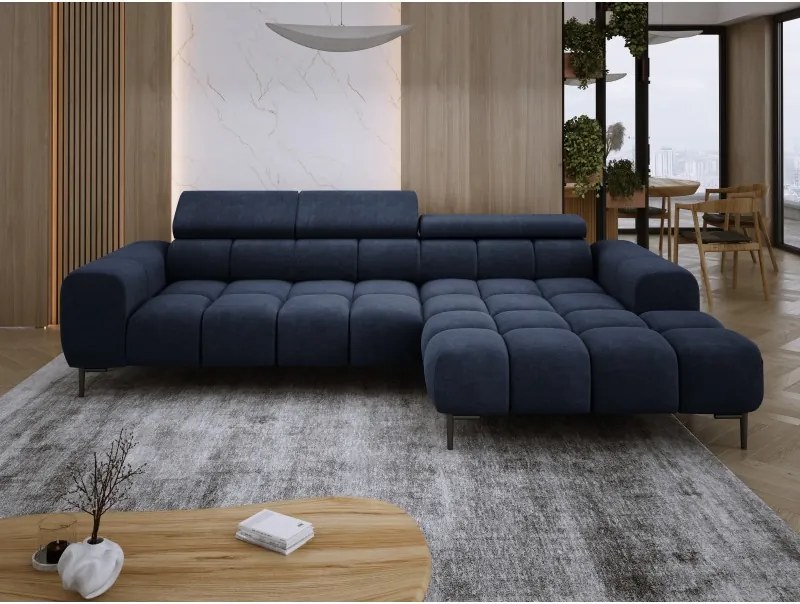 Narożnik PLAZA MINI wolnostojący Prawostronny w tkaninie CLOUD 79 WERSAL