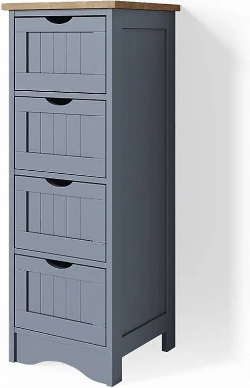 Szafka łazienkowa szary 30x30x81 bianco