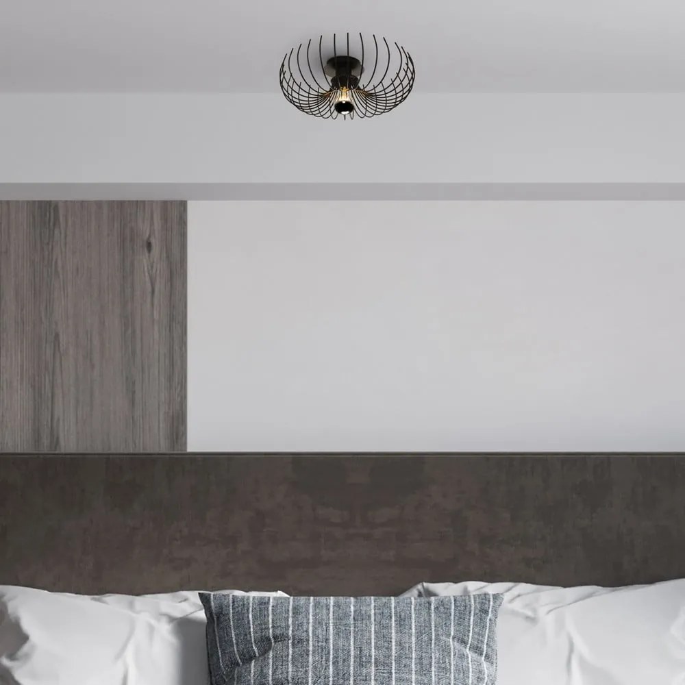 Czarna lampa wisząca ø 38 cm Opilio – Squid Lighting