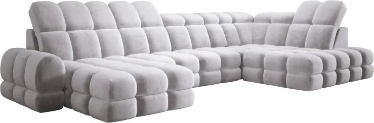 Narożnik TOLLO XL Prawostronny Elektryczna regulacja Tkanina SALVADOR 13 WERSAL