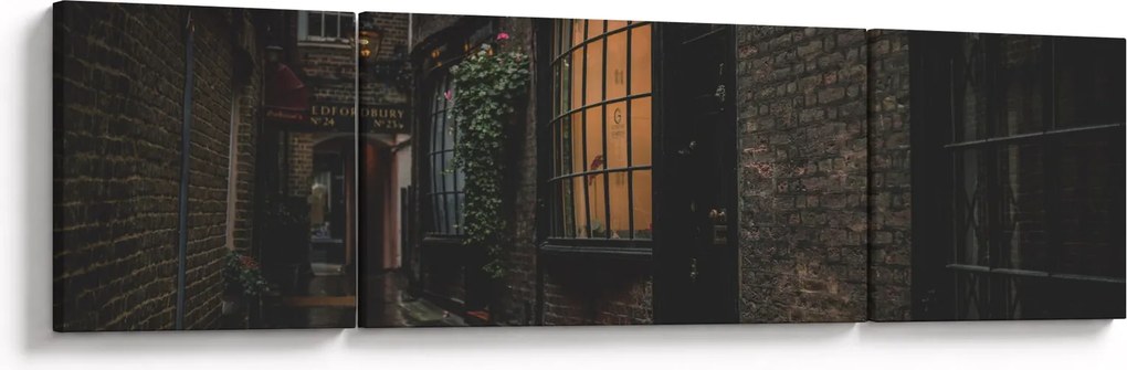 Obraz - Ulica w Londynie (170x50 cm)