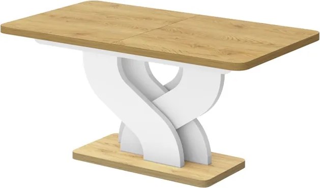 Rozkładany stół do jadalni Bellissima Hubertus dąb / połysk