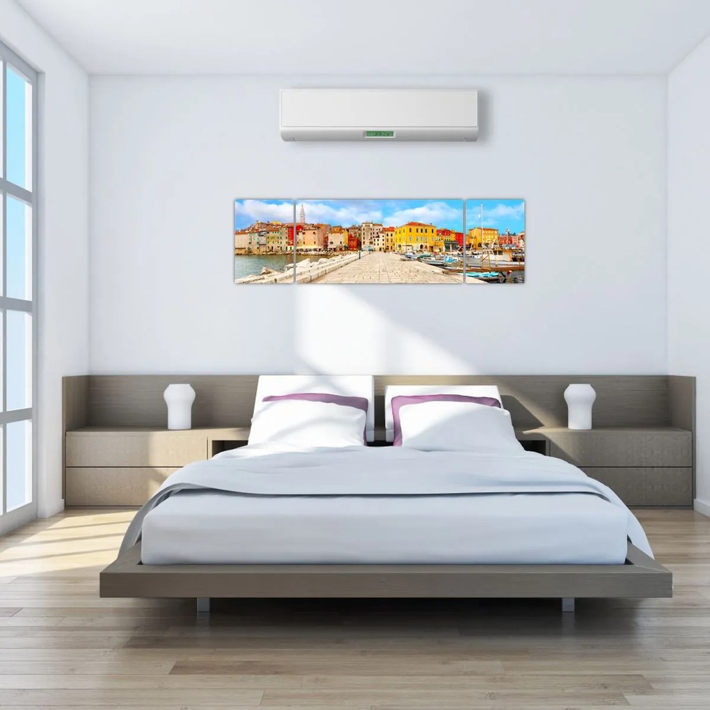 Obraz - Stare istryjskie miasto Poreč, Chorwacja (170x50 cm)