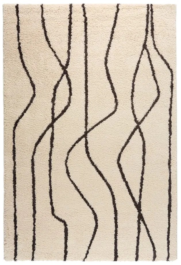 Biało-czarny dywan 140x200 cm Routa – Universal