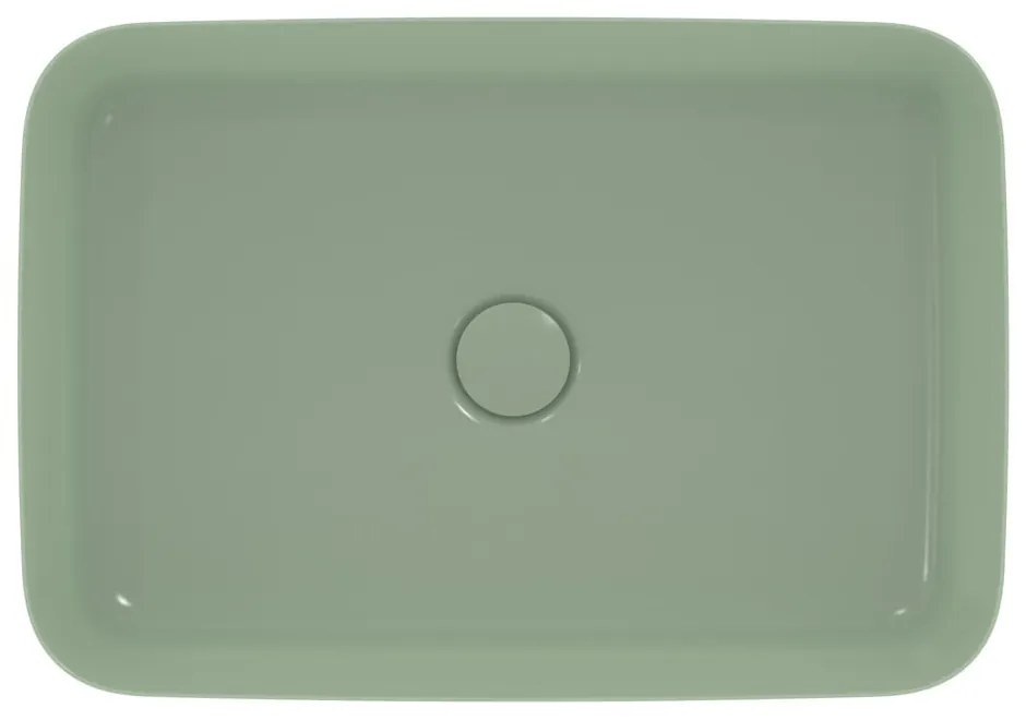 Zielona ceramiczna umywalka 55x38 cm Ipalyss – Ideal Standard