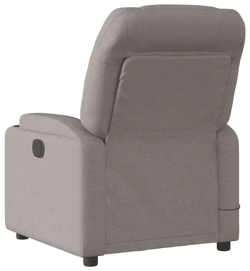 Rozkładany fotel masujący taupe S0-R81