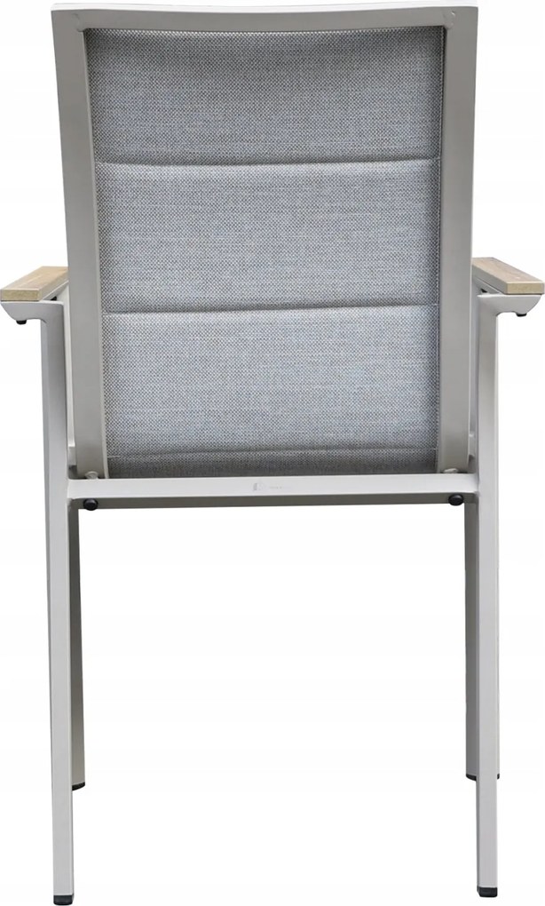 3587W-BE Krzesło Ogrodowe Beżowe 56x65x88 cm Beżowa Szybkoschnąca Tkanina Nowoczesny