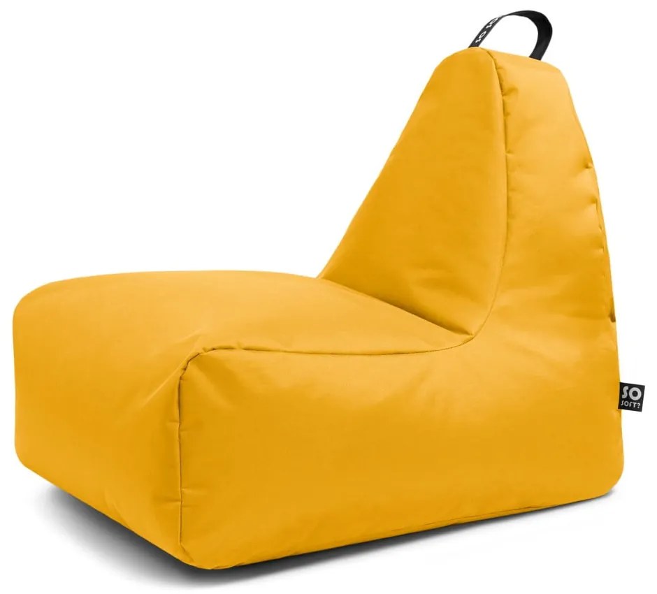 Żółty worek do siedzenia Chill L – So Soft?