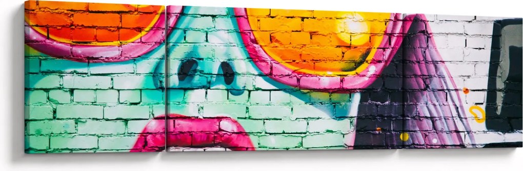 Obraz - Graffiti (170x50 cm)