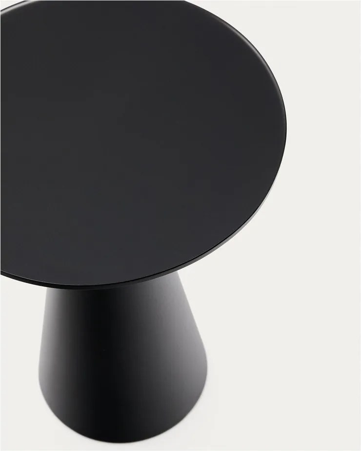 Okrągły stolik ze szklanym blatem ø 35 cm Wilshire – Kave Home