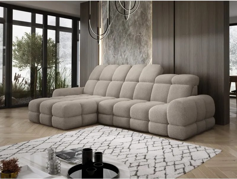 Narożnik TOLLO MINI S Lewostronny Elektryczna regulacja Anthology 06 kolor Cappucino WERSAL