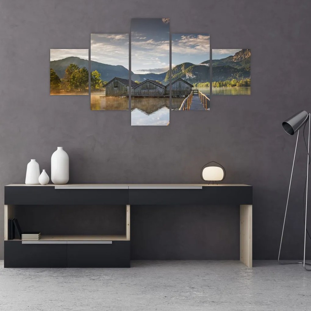 Obraz jeziora (125x70 cm)