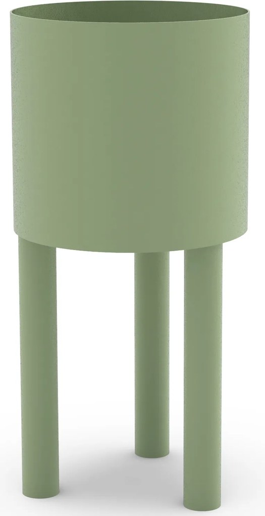 Wysoki kwietnik metalowy Bom H50 cm