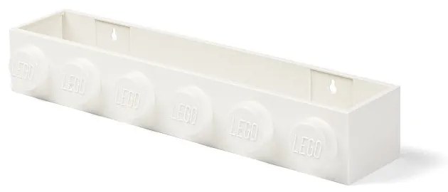 Dziecięca biała półka ścienna LEGO® Sleek