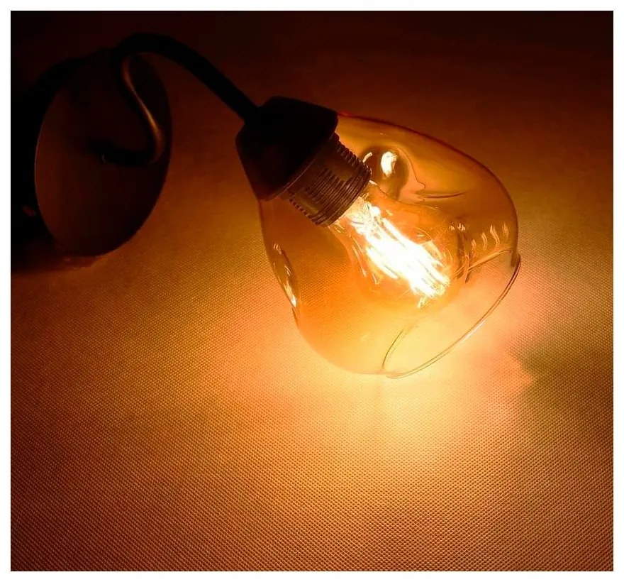 Kinkiet w czarno-złotym kolorze Unica – Candellux Lighting