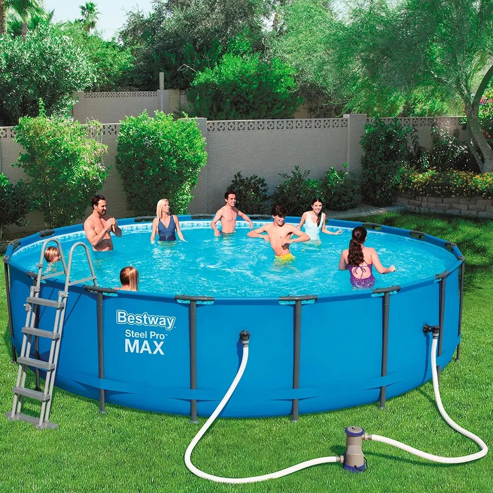 Basen stelażowy Steel Pro Max 549 x 122 cm 23062 l BESTWAY