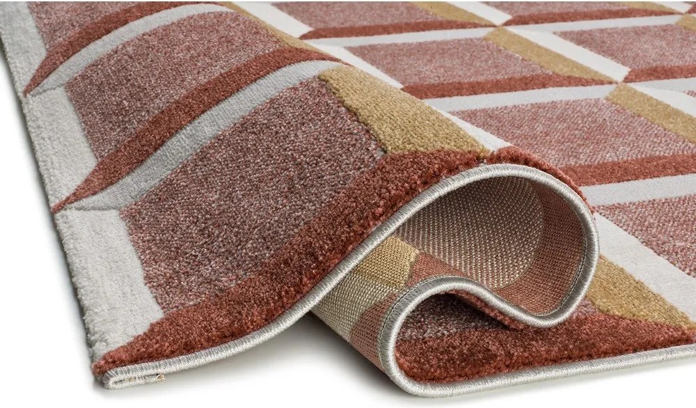 Dywan w kolorze terakoty 80x150 cm Amara – Universal