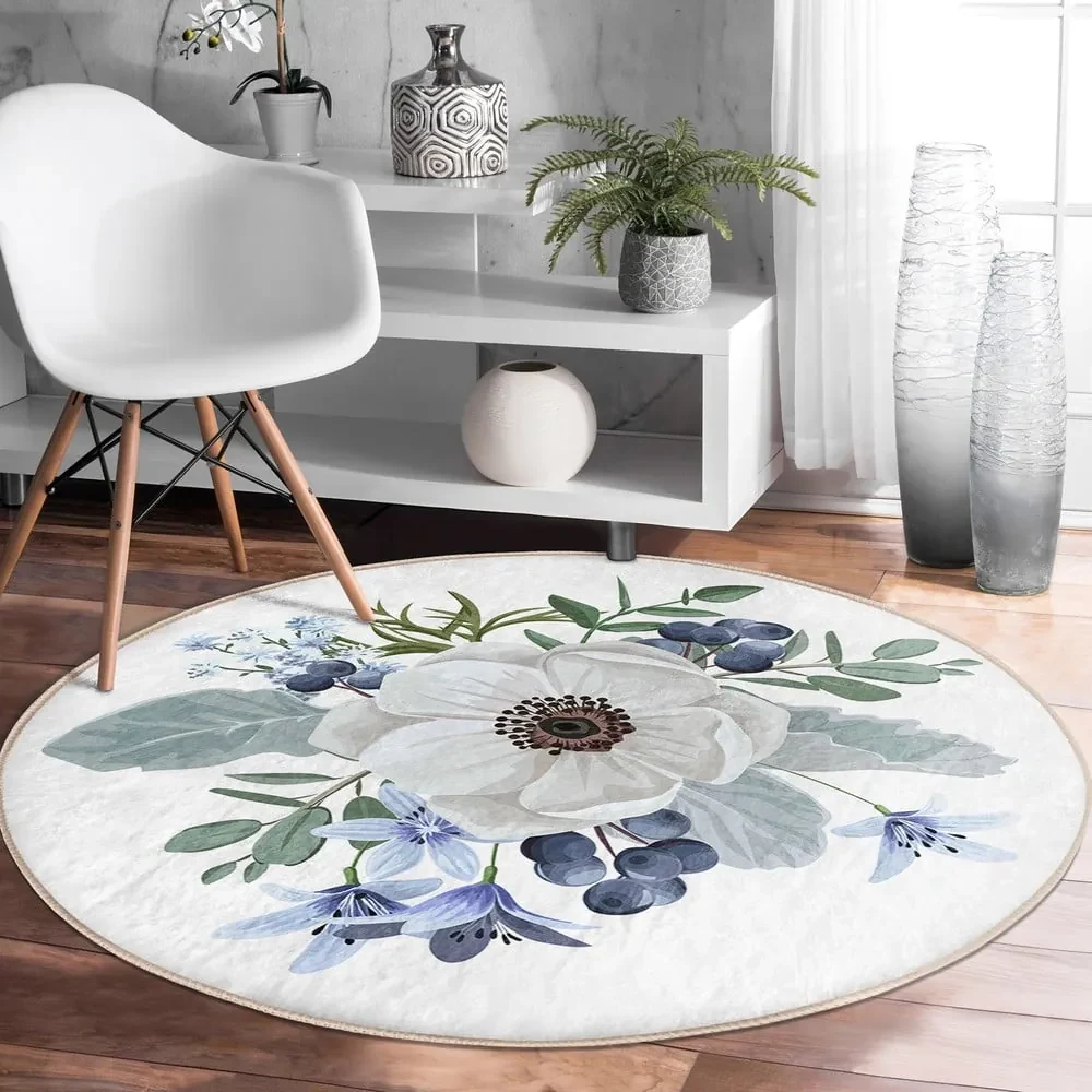 Okrągły dywan odpowiedni do prania i robotów sprzątających ø 120 cm Comfort – Mila Home
