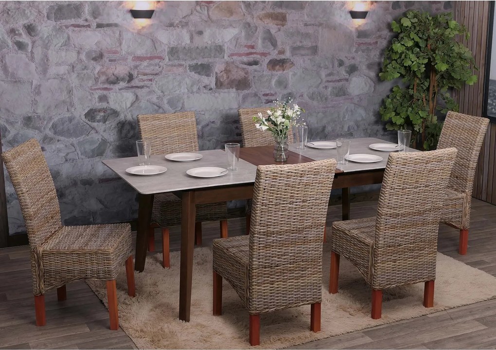 Krzesło do jadalni Var (zestaw 6 sztuk),  bez poduszki na siedzisko