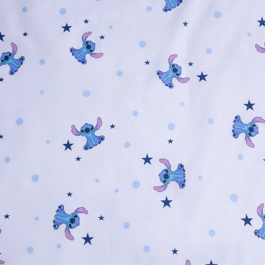 Jerry Fabrics Dziecięca pościel bawełniana do łóżeczka Lilo and Stitch Clouds
