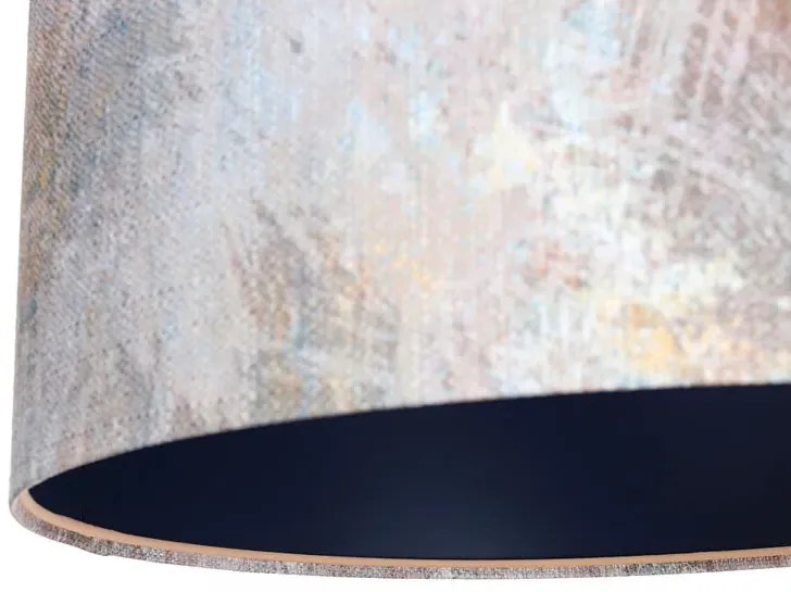 Lampa wisząca okrągła z granatowym środkiem - S357 T5-T49